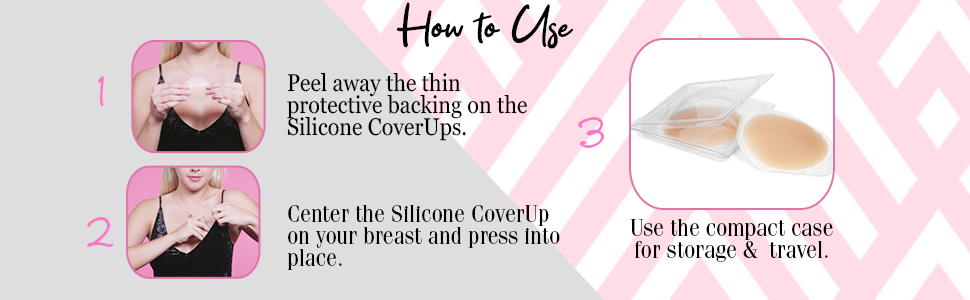 how to use hollywood nipple covers