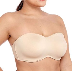delimira women's smooth seamless invisible underwire strapless minimizer bra