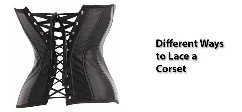 different ways to lace a corset