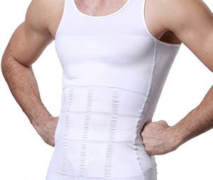 gkvk mens slimming body shaper vest shirt abs abdomen slim