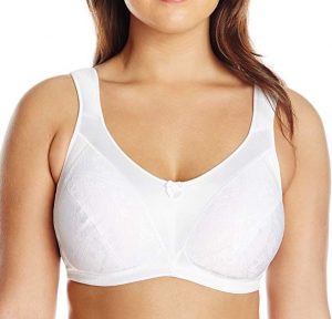 just my size women's cushion strap minimizer wire free plus size bra