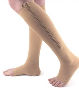 ailaka medical zipper compression calf socks