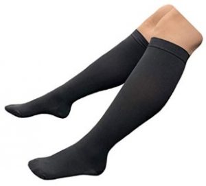 healthynees closed toe medical compression extra big wide calf socks for varicose veins