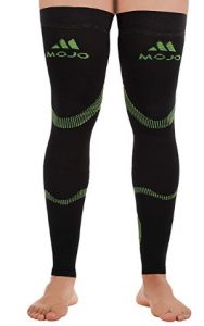mojo sport full leg support and recovery compression thigh sleeve