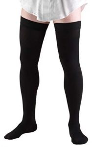 truform compression socks thigh high over the knee