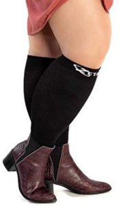 zeta sleeve xxl wide plus size calf compression socks