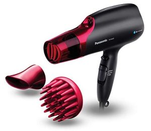 Panasonic EH-NA65-K nanoe Dryer, Professional-Quality with 3 attachments Including Quick Blow Dry Nozzle for Smooth, Shiny Hair, Pink