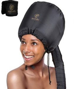 Soft Bonnet hooded hair dryer Attachment for Natural Curly Textured Hair Care
