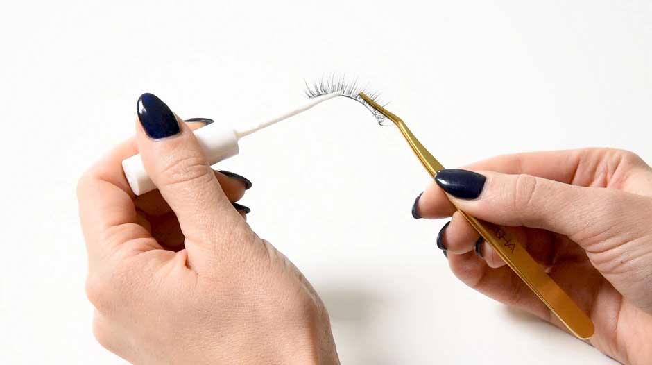 How to get eyelash glue off skin