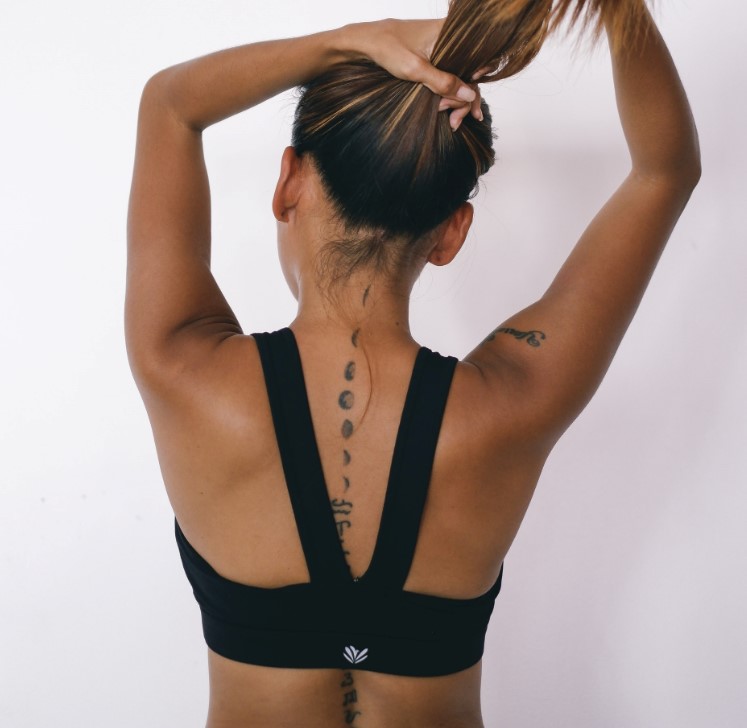 a well fitting sports bra