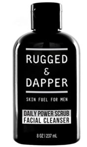 Rugged and Dapper Face Wash and Scrub Cleanser for Men