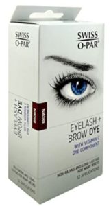 Swiss O Par Eyelash and Brow Dye Tint Color Kit BROWN