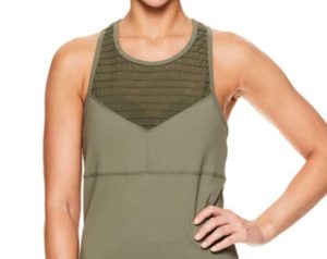 Gaiam Women's Strappy Racerback Yoga Tank Top